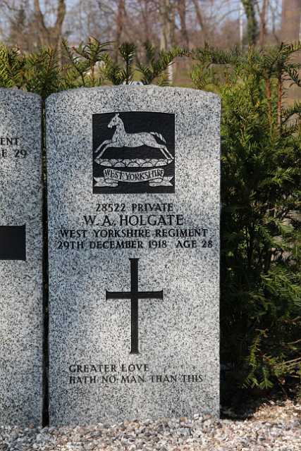 Vestre kirkegaard (26).JPG - William Arthur Holgate, Pte.16 bn West Yorkshire Regiment (Prince of Wales’s Own)